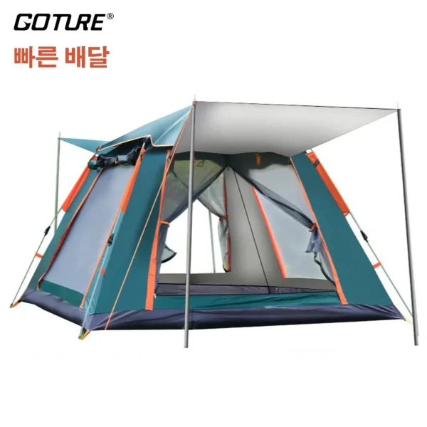 kf-Sfaa0506147164fe089be76014d7854e35 Goture 6-7 personnes tente automatique étanche 240*240*150 cm tente de Camping Double couche dôme extérieur Camping tente familiale tentes de Couple