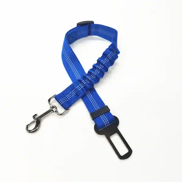 kf-S2d469654a5114ba18eeb7456eb45b375Y Harnais de ceinture de sécurité de voiture réglable pour chiens, coussin réfléchissant en Nylon, élasticité, accessoires de voyage pour chiens