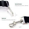 Ceinture de sécurité réglable pour animaux de compagnie, chat, chien, siège pour animaux de compagnie, véhicule, harnais pour chien, Clip en plomb, levier de sécurité, Traction, colliers pour chiens, Accessoires pour chiens