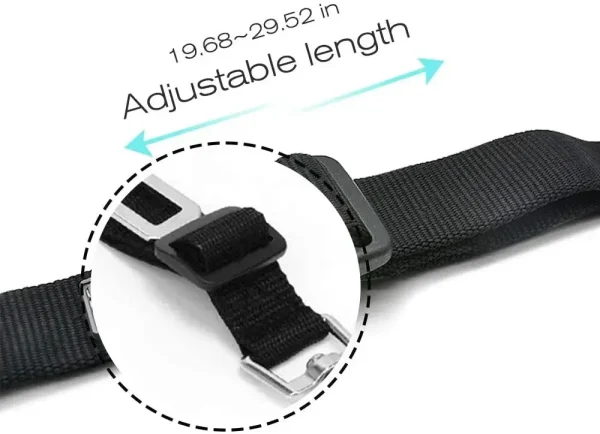 Ceinture de sécurité réglable pour animaux de compagnie, chat, chien, siège pour animaux de compagnie, véhicule, harnais pour chien, Clip en plomb, levier de sécurité, Traction, colliers pour chiens, Accessoires pour chiens