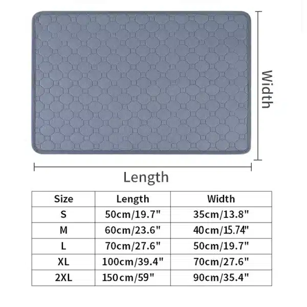 kf-S829caee8baa94328a8af4df55e71dd9bC Coussinets d'urine pour chien, lavables et réutilisables, antidérapants, coussin d'entraînement pour chiots, lit pour animaux de compagnie, tapis d'urine pour housse de siège de voiture, fournitures pour animaux de compagnie