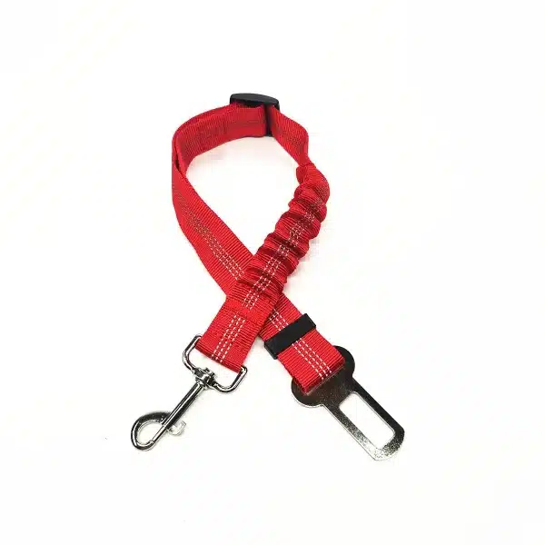 kf-S84ca258cc588434b98f80d878ab3dd65S Harnais de ceinture de sécurité de voiture réglable pour chiens, coussin réfléchissant en Nylon, élasticité, accessoires de voyage pour chiens