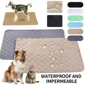 Coussinets d'urine pour chien, lavables et réutilisables, antidérapants, coussin d'entraînement pour chiots, lit pour animaux de compagnie, tapis d'urine pour housse de siège de voiture, fournitures pour animaux de compagnie