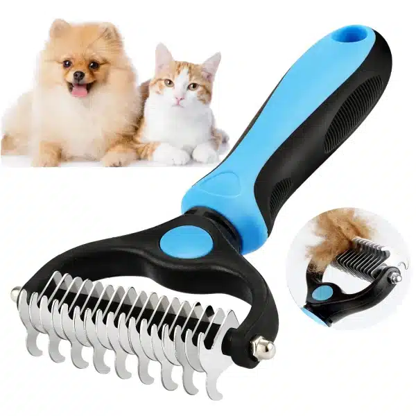 Brosse professionnelle pour démêlage des animaux de compagnie, épilateur de poils de chien, coupe-noeud en fourrure pour chiot et chat, peigne, fournitures de toilettage pour chiens