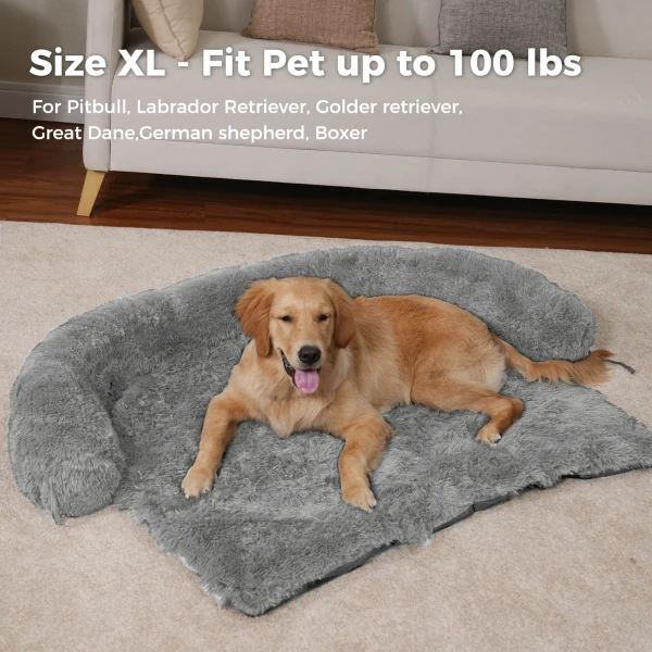 Polymères de lit moelleux portables pour animaux de compagnie, canapé pour chien, couverture chaude pour chat, maison pour chien, chenil lavable, coussin pour chiot, hiver